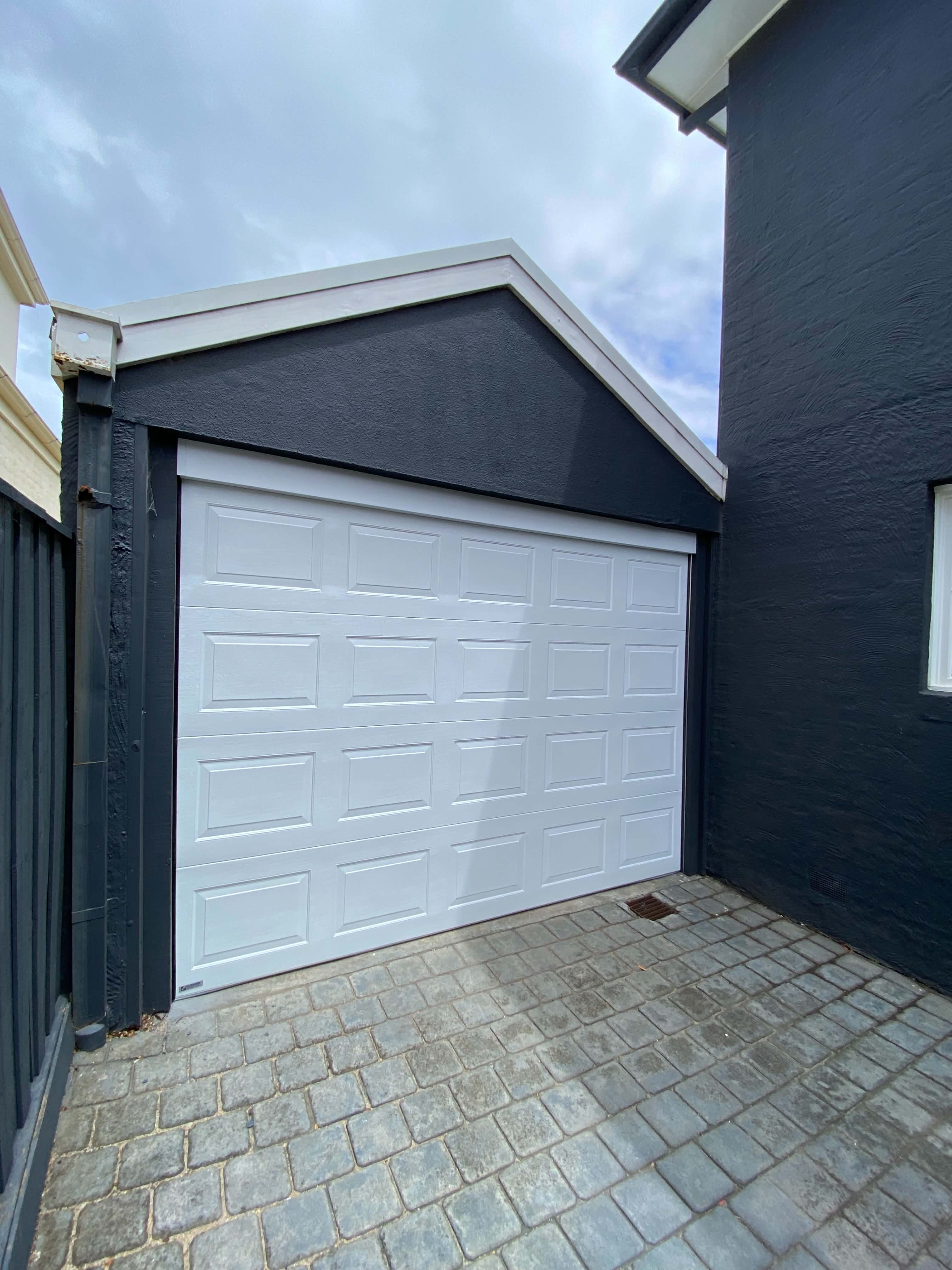 Completed garage door installation, Melbourne