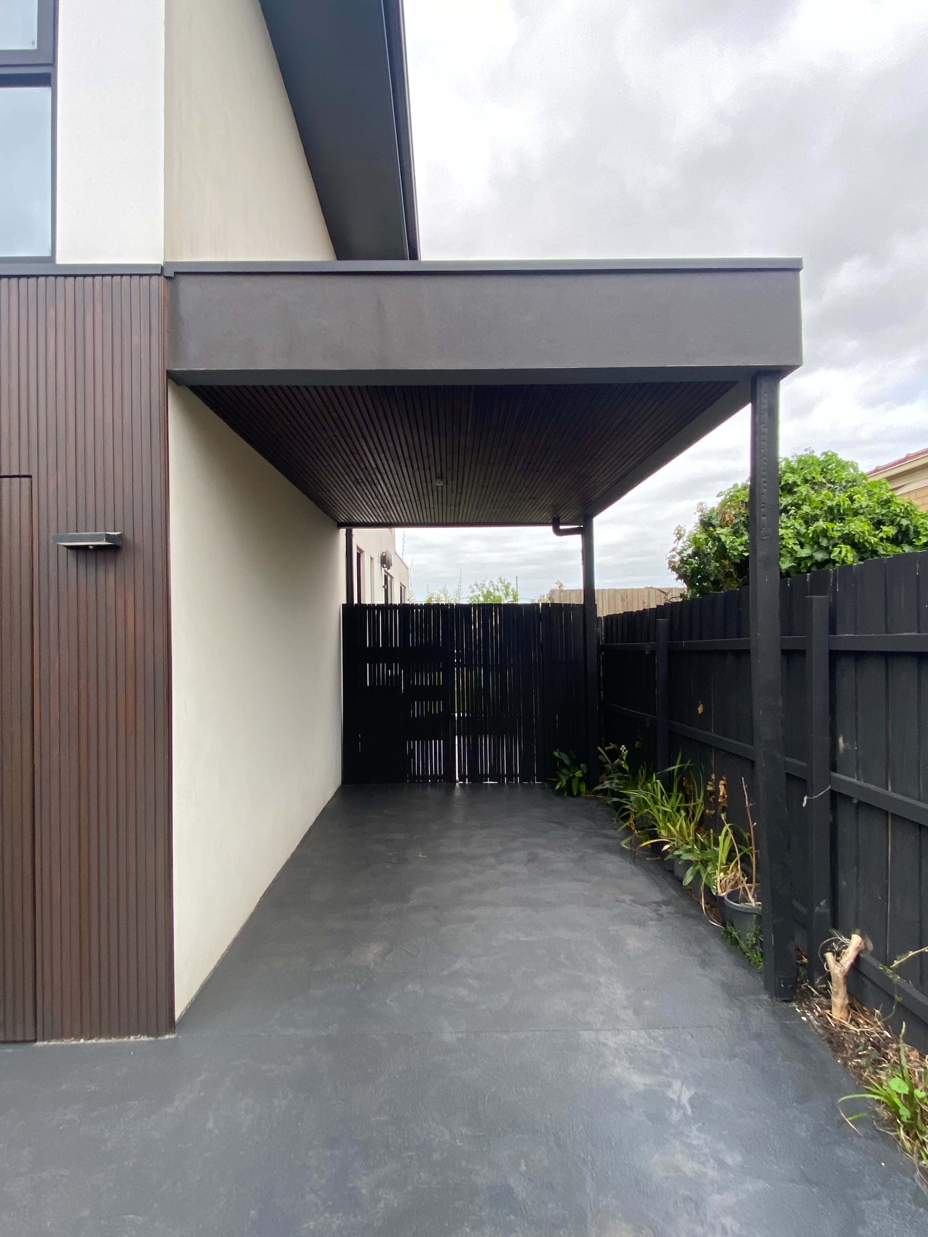 Completed garage door installation, Melbourne