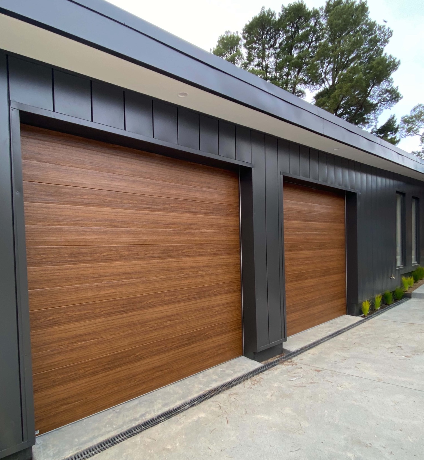 Completed garage door installation, Melbourne
