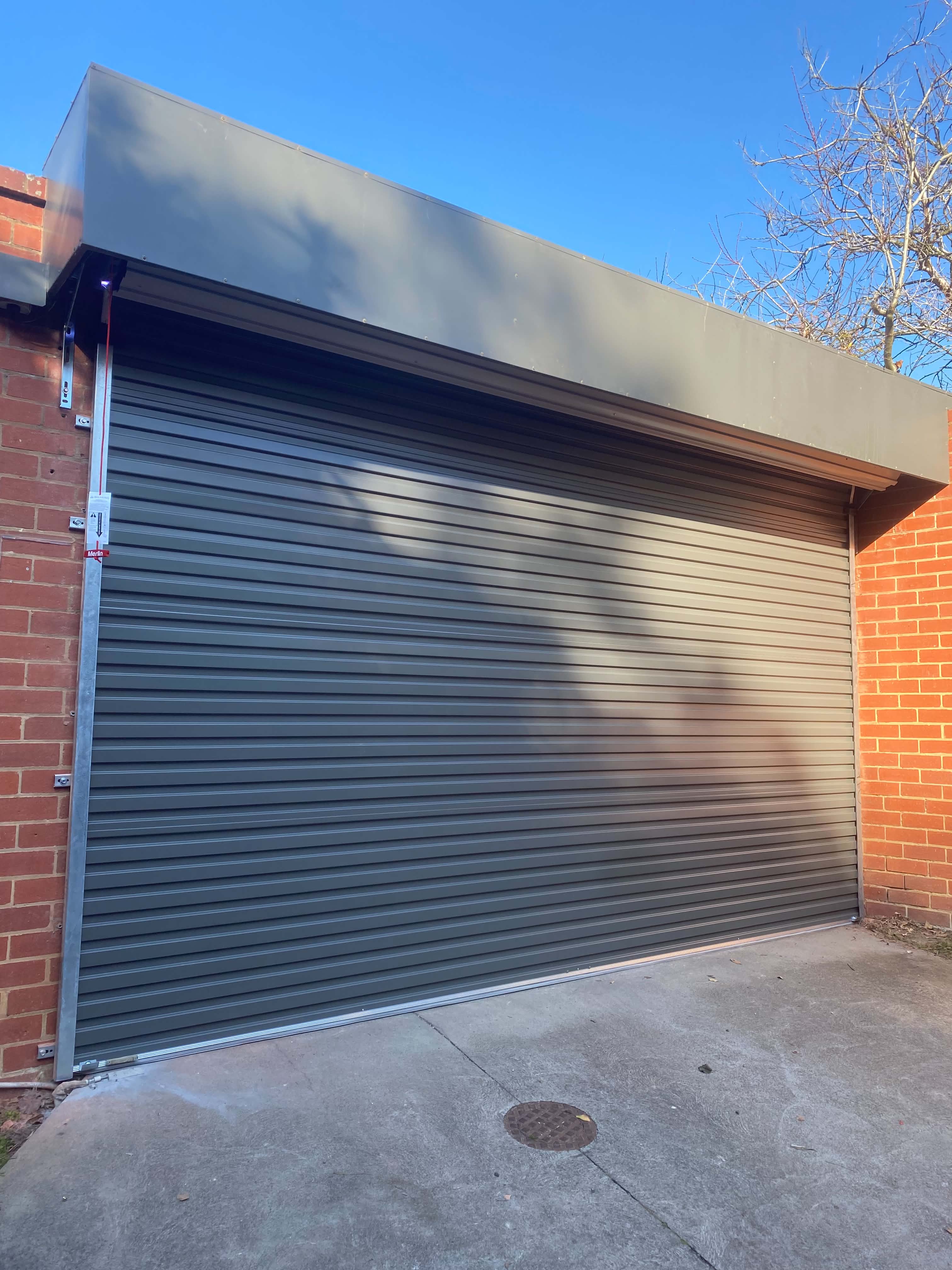 Completed garage door installation, Melbourne